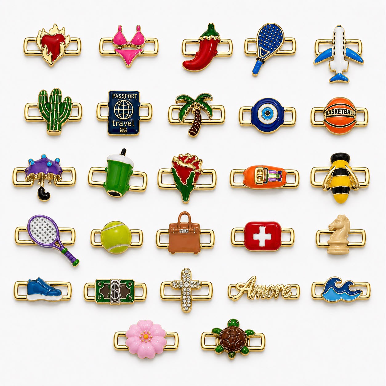 18-Link Bracelet · Gold